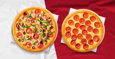 Buy 1 large Pizza & Get 1 Medium Pizza Free